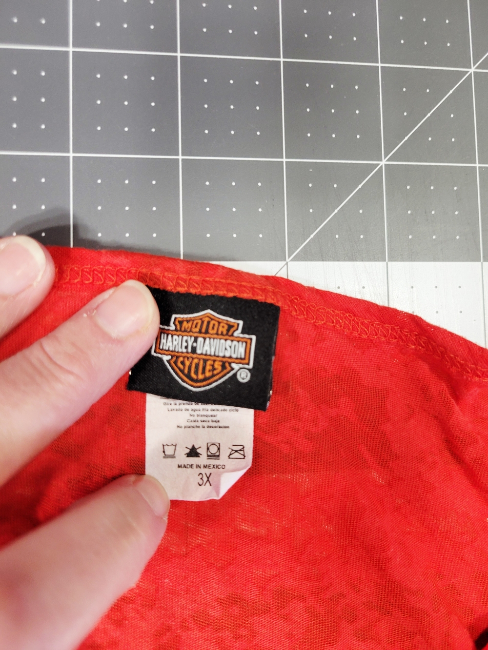 Harley-Davidson Women's Red Graphic Tank Top - Picture 3 of 6
